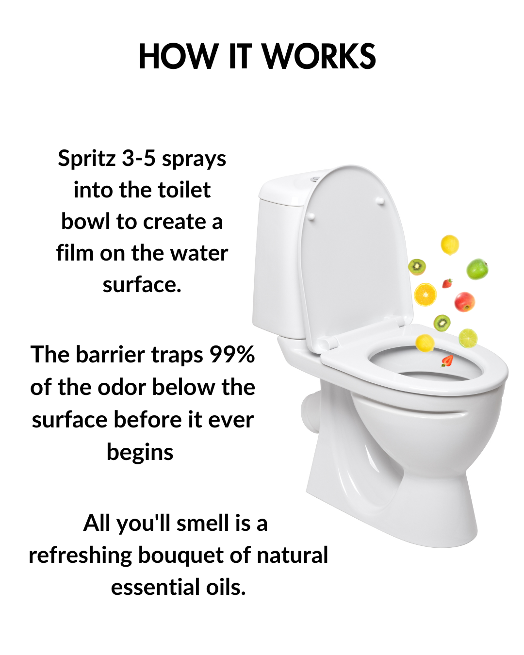 Lemongrass  *  Peppermint  Poop Toilet Spray * TSA-Approve Size